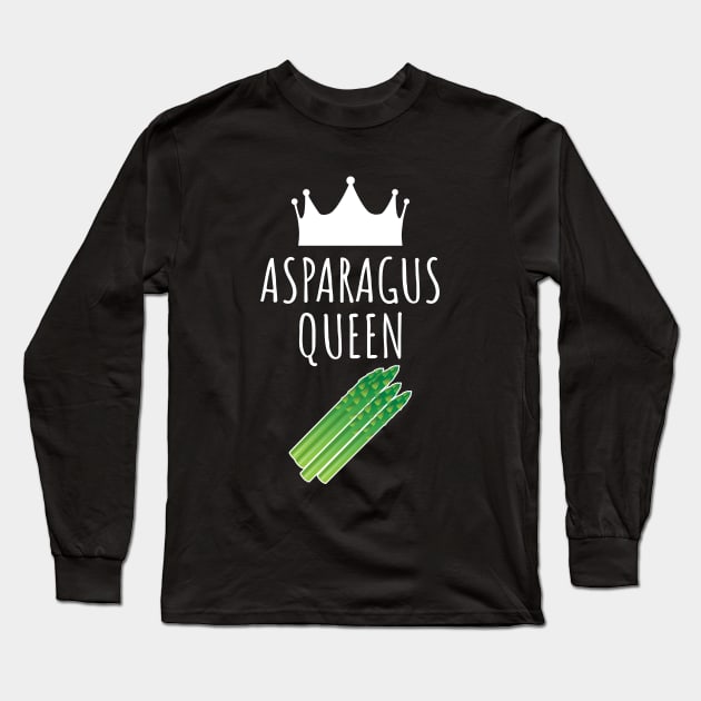 Asparagus Queen Long Sleeve T-Shirt by LunaMay